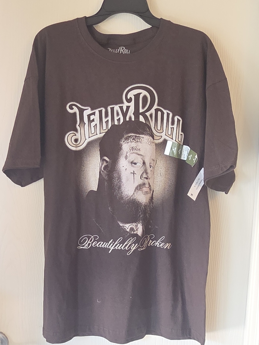 Men's Graphic Tee - Brown "Beautifully Broken"